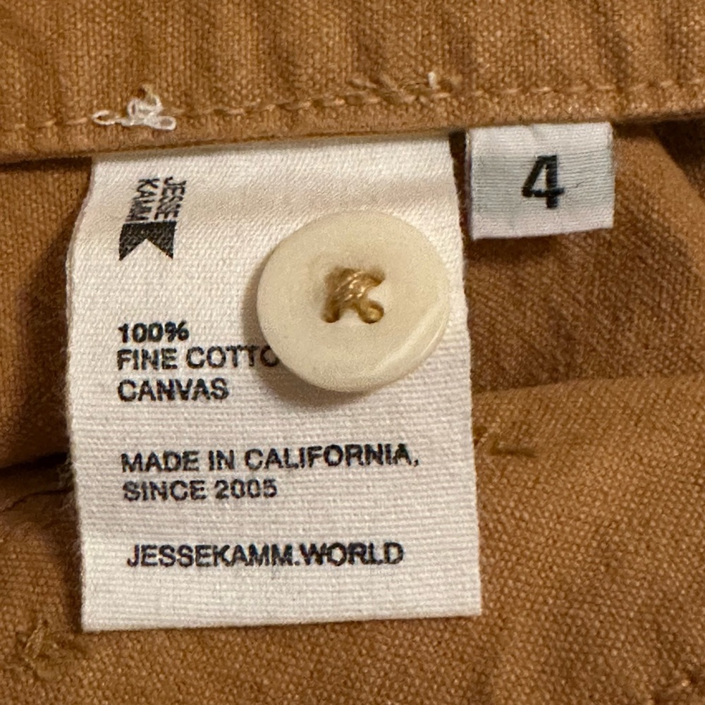 NWOT Jesse Kamm Sailor Pants in Cork Size 4 - Picture 9 of 13